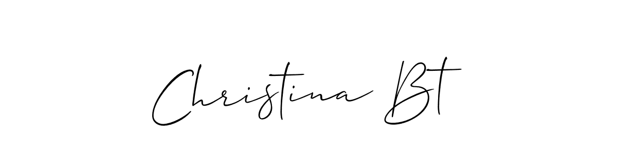 How to Draw Christina Bt signature style? Allison_Script is a latest design signature styles for name Christina Bt. Christina Bt signature style 2 images and pictures png