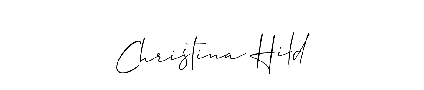 See photos of Christina Hild official signature by Spectra . Check more albums & portfolios. Read reviews & check more about Allison_Script font. Christina Hild signature style 2 images and pictures png