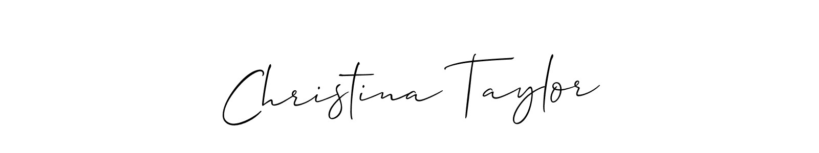 Make a beautiful signature design for name Christina Taylor. Use this online signature maker to create a handwritten signature for free. Christina Taylor signature style 2 images and pictures png