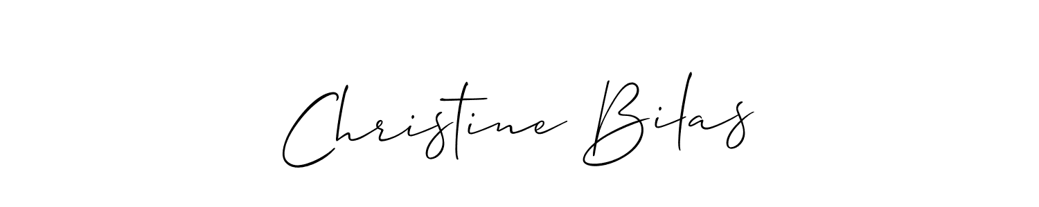 How to make Christine Bilas signature? Allison_Script is a professional autograph style. Create handwritten signature for Christine Bilas name. Christine Bilas signature style 2 images and pictures png