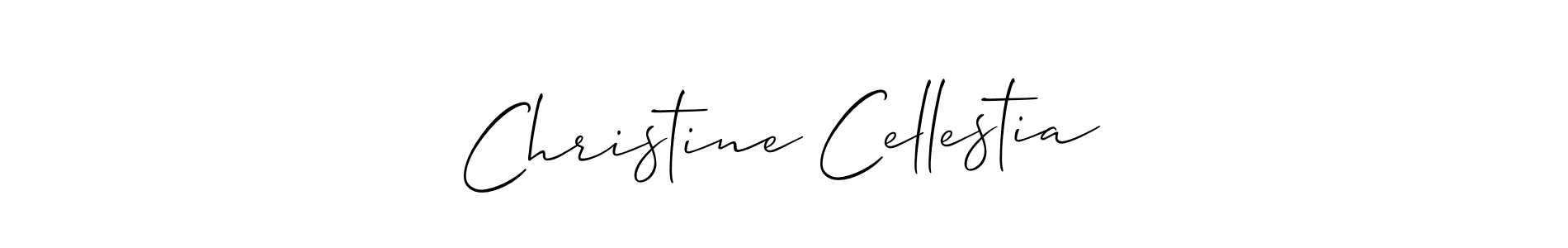 Once you've used our free online signature maker to create your best signature Allison_Script style, it's time to enjoy all of the benefits that Christine Cellestia name signing documents. Christine Cellestia signature style 2 images and pictures png