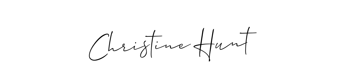 if you are searching for the best signature style for your name Christine Hunt. so please give up your signature search. here we have designed multiple signature styles  using Allison_Script. Christine Hunt signature style 2 images and pictures png