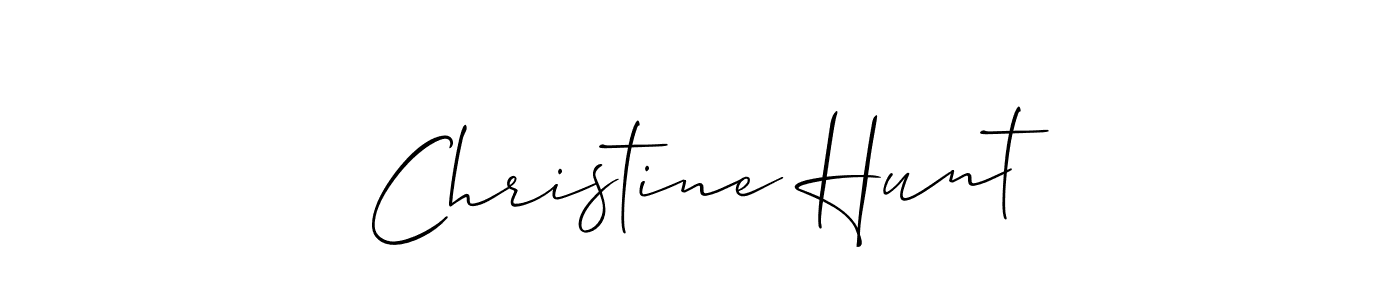 Allison_Script is a professional signature style that is perfect for those who want to add a touch of class to their signature. It is also a great choice for those who want to make their signature more unique. Get Christine Hunt name to fancy signature for free. Christine Hunt signature style 2 images and pictures png