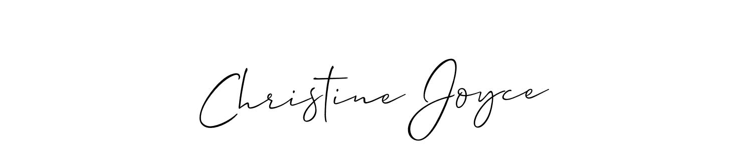 Also You can easily find your signature by using the search form. We will create Christine Joyce name handwritten signature images for you free of cost using Allison_Script sign style. Christine Joyce signature style 2 images and pictures png