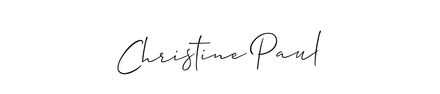 Also You can easily find your signature by using the search form. We will create Christine Paul name handwritten signature images for you free of cost using Allison_Script sign style. Christine Paul signature style 2 images and pictures png