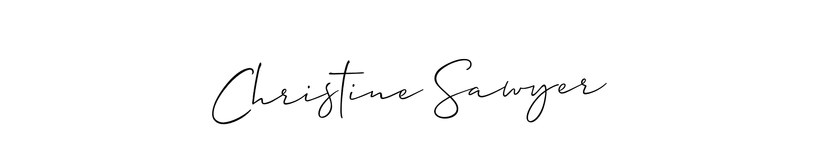 This is the best signature style for the Christine Sawyer name. Also you like these signature font (Allison_Script). Mix name signature. Christine Sawyer signature style 2 images and pictures png