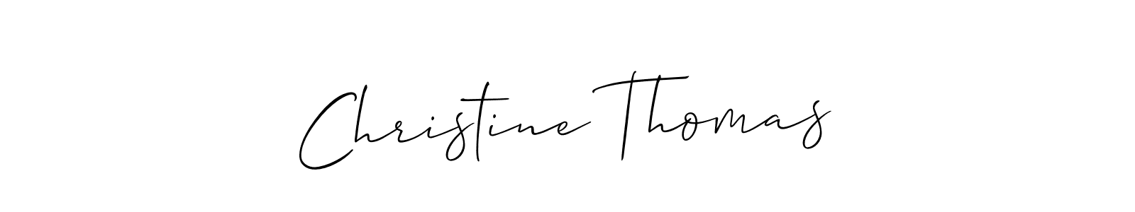 It looks lik you need a new signature style for name Christine Thomas. Design unique handwritten (Allison_Script) signature with our free signature maker in just a few clicks. Christine Thomas signature style 2 images and pictures png