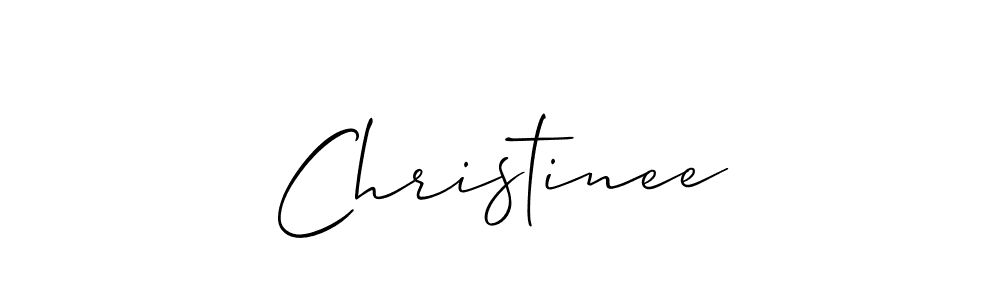 if you are searching for the best signature style for your name Christinee. so please give up your signature search. here we have designed multiple signature styles  using Allison_Script. Christinee signature style 2 images and pictures png