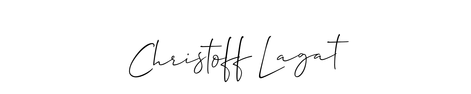 It looks lik you need a new signature style for name Christoff Lagat. Design unique handwritten (Allison_Script) signature with our free signature maker in just a few clicks. Christoff Lagat signature style 2 images and pictures png