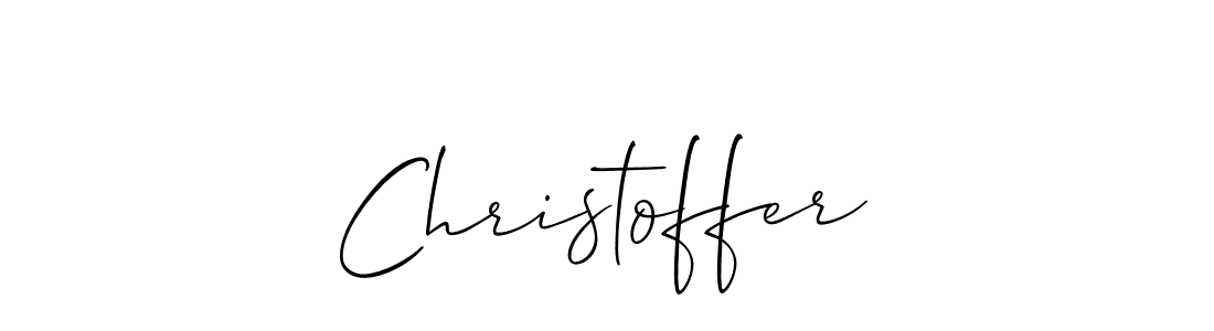 Christoffer stylish signature style. Best Handwritten Sign (Allison_Script) for my name. Handwritten Signature Collection Ideas for my name Christoffer. Christoffer signature style 2 images and pictures png