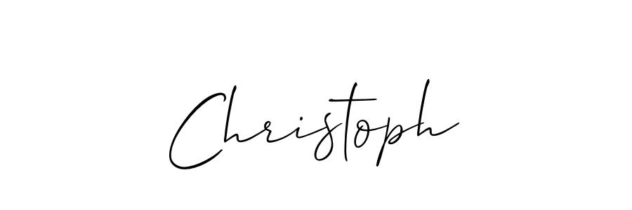 if you are searching for the best signature style for your name Christoph. so please give up your signature search. here we have designed multiple signature styles  using Allison_Script. Christoph signature style 2 images and pictures png