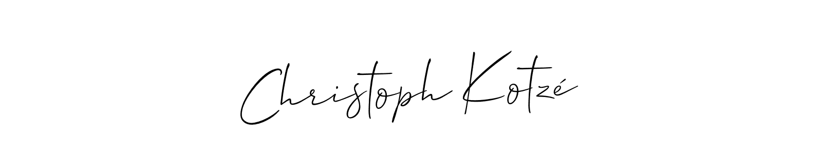 See photos of Christoph Kotzé official signature by Spectra . Check more albums & portfolios. Read reviews & check more about Allison_Script font. Christoph Kotzé signature style 2 images and pictures png