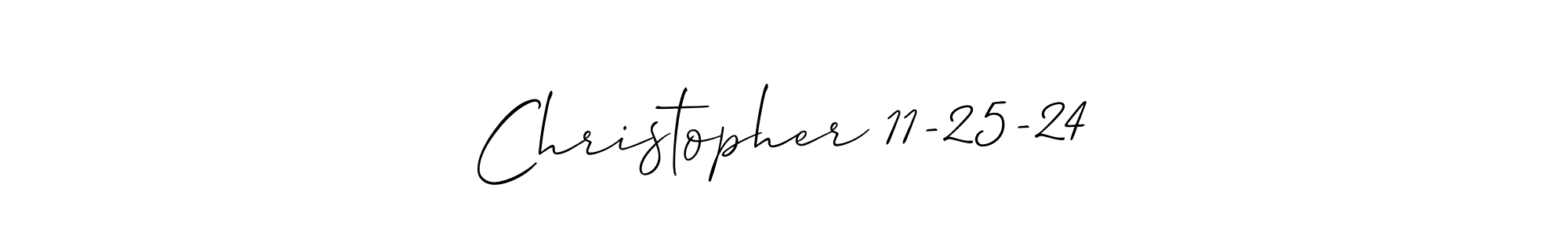 See photos of Christopher 11-25-24 official signature by Spectra . Check more albums & portfolios. Read reviews & check more about Allison_Script font. Christopher 11-25-24 signature style 2 images and pictures png