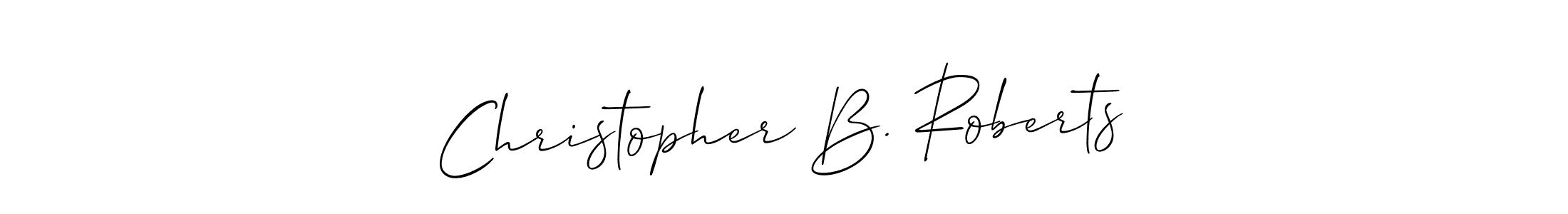 Best and Professional Signature Style for Christopher B. Roberts. Allison_Script Best Signature Style Collection. Christopher B. Roberts signature style 2 images and pictures png