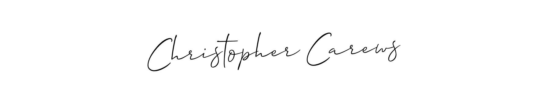 Similarly Allison_Script is the best handwritten signature design. Signature creator online .You can use it as an online autograph creator for name Christopher Carews. Christopher Carews signature style 2 images and pictures png