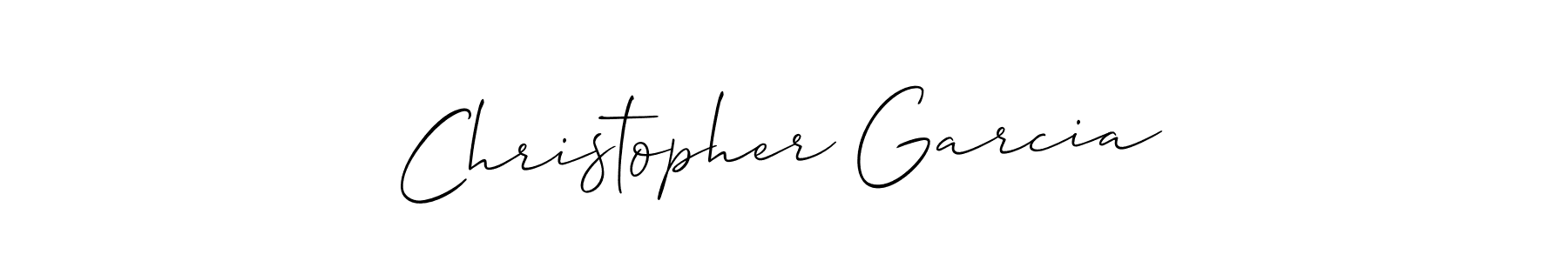 Best and Professional Signature Style for Christopher Garcia. Allison_Script Best Signature Style Collection. Christopher Garcia signature style 2 images and pictures png