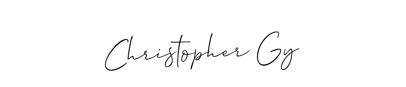 Similarly Allison_Script is the best handwritten signature design. Signature creator online .You can use it as an online autograph creator for name Christopher Gy. Christopher Gy signature style 2 images and pictures png