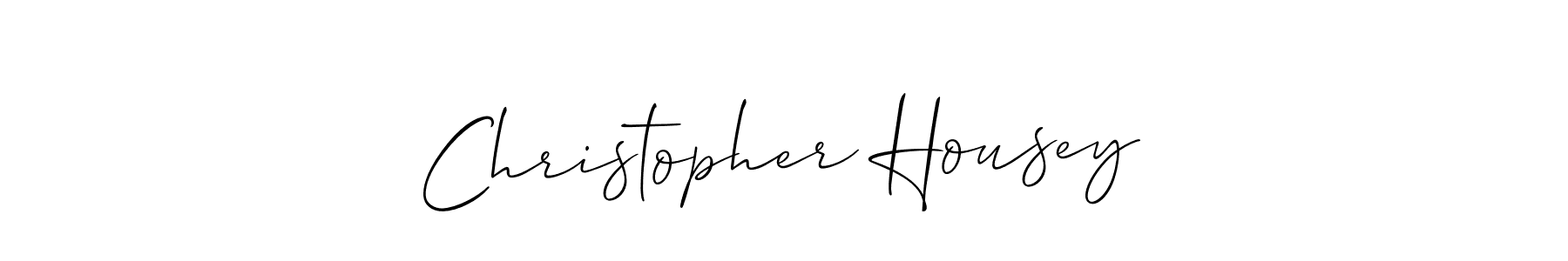 It looks lik you need a new signature style for name Christopher Housey. Design unique handwritten (Allison_Script) signature with our free signature maker in just a few clicks. Christopher Housey signature style 2 images and pictures png