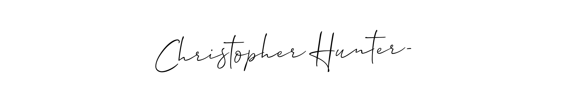 Check out images of Autograph of Christopher Hunter- name. Actor Christopher Hunter- Signature Style. Allison_Script is a professional sign style online. Christopher Hunter- signature style 2 images and pictures png