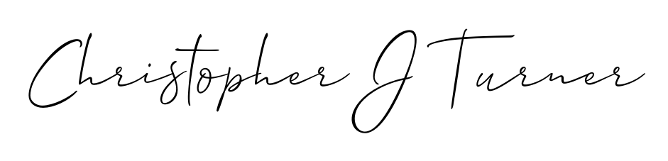 Achieve flawless digital penmanship with Christopher J Turner name in Allison_Script font. The perfect tool for creating online signatures. Christopher J Turner signature style 2 images and pictures png