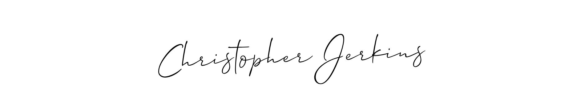 How to Draw Christopher Jerkins signature style? Allison_Script is a latest design signature styles for name Christopher Jerkins. Christopher Jerkins signature style 2 images and pictures png