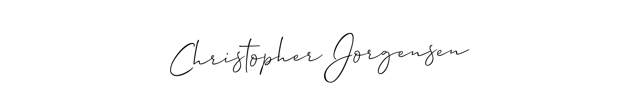 How to Draw Christopher Jorgensen signature style? Allison_Script is a latest design signature styles for name Christopher Jorgensen. Christopher Jorgensen signature style 2 images and pictures png