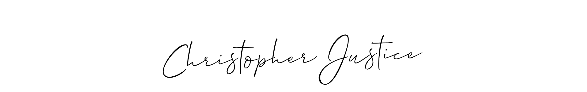 The best way (Allison_Script) to make a short signature is to pick only two or three words in your name. The name Christopher Justice include a total of six letters. For converting this name. Christopher Justice signature style 2 images and pictures png