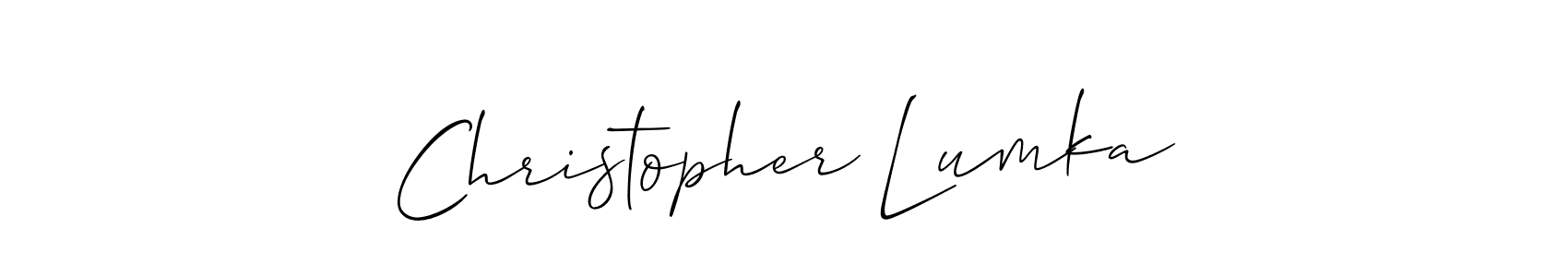 You can use this online signature creator to create a handwritten signature for the name Christopher Lumka. This is the best online autograph maker. Christopher Lumka signature style 2 images and pictures png