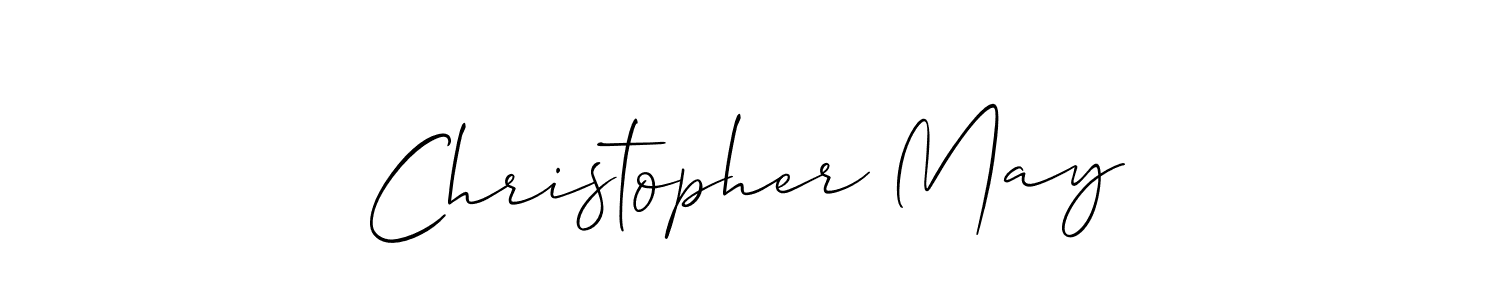 See photos of Christopher May official signature by Spectra . Check more albums & portfolios. Read reviews & check more about Allison_Script font. Christopher May signature style 2 images and pictures png