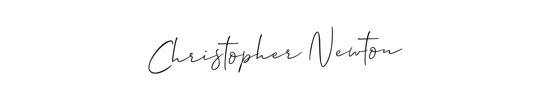 It looks lik you need a new signature style for name Christopher Newton. Design unique handwritten (Allison_Script) signature with our free signature maker in just a few clicks. Christopher Newton signature style 2 images and pictures png