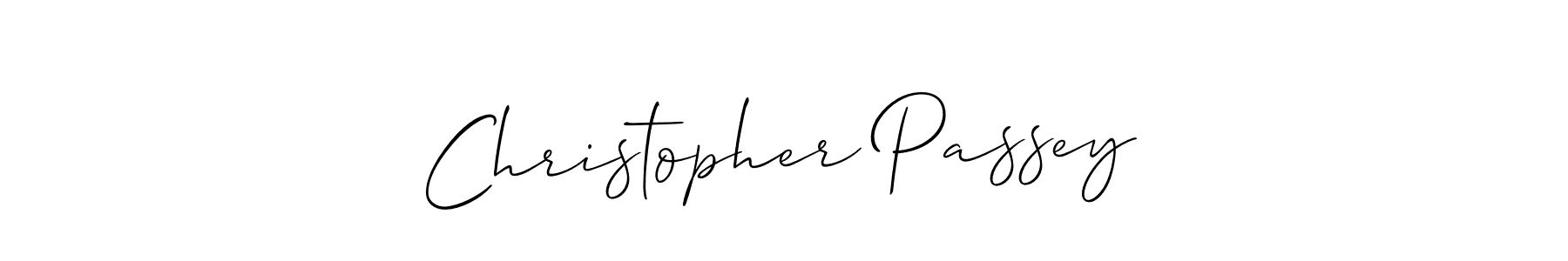 How to Draw Christopher Passey signature style? Allison_Script is a latest design signature styles for name Christopher Passey. Christopher Passey signature style 2 images and pictures png