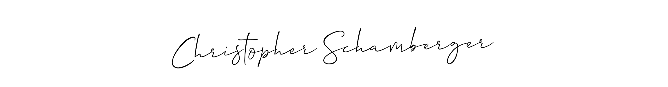 Once you've used our free online signature maker to create your best signature Allison_Script style, it's time to enjoy all of the benefits that Christopher Schamberger name signing documents. Christopher Schamberger signature style 2 images and pictures png