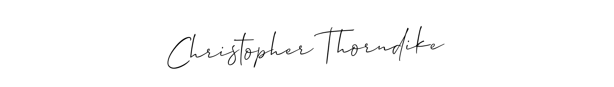 Create a beautiful signature design for name Christopher Thorndike. With this signature (Allison_Script) fonts, you can make a handwritten signature for free. Christopher Thorndike signature style 2 images and pictures png