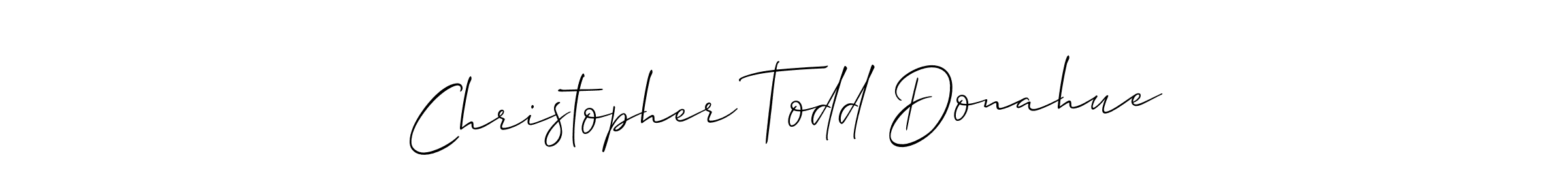 See photos of Christopher Todd Donahue official signature by Spectra . Check more albums & portfolios. Read reviews & check more about Allison_Script font. Christopher Todd Donahue signature style 2 images and pictures png