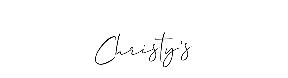 Christy’s stylish signature style. Best Handwritten Sign (Allison_Script) for my name. Handwritten Signature Collection Ideas for my name Christy’s. Christy’s signature style 2 images and pictures png