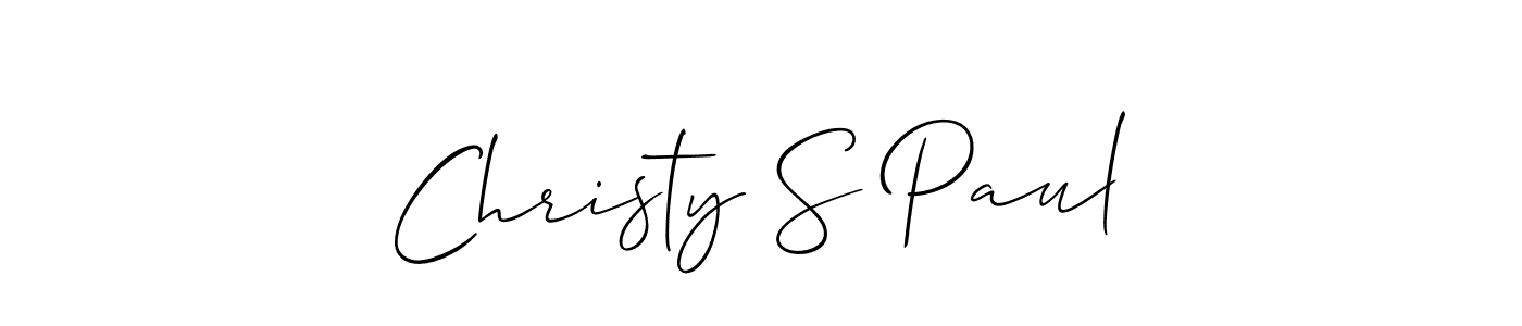 You can use this online signature creator to create a handwritten signature for the name Christy S Paul. This is the best online autograph maker. Christy S Paul signature style 2 images and pictures png