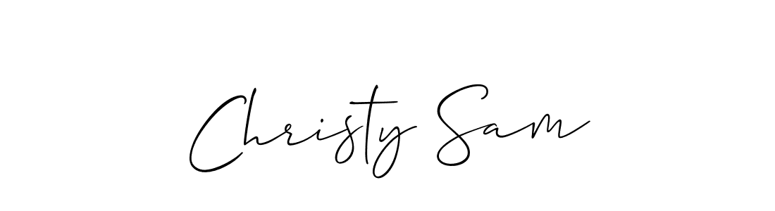 Also You can easily find your signature by using the search form. We will create Christy Sam name handwritten signature images for you free of cost using Allison_Script sign style. Christy Sam signature style 2 images and pictures png