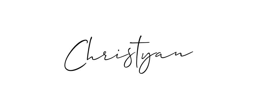 You can use this online signature creator to create a handwritten signature for the name Christyan. This is the best online autograph maker. Christyan signature style 2 images and pictures png