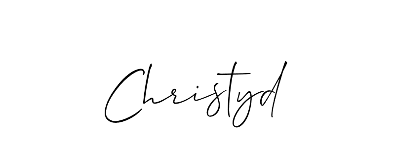 Make a short Christyd signature style. Manage your documents anywhere anytime using Allison_Script. Create and add eSignatures, submit forms, share and send files easily. Christyd signature style 2 images and pictures png