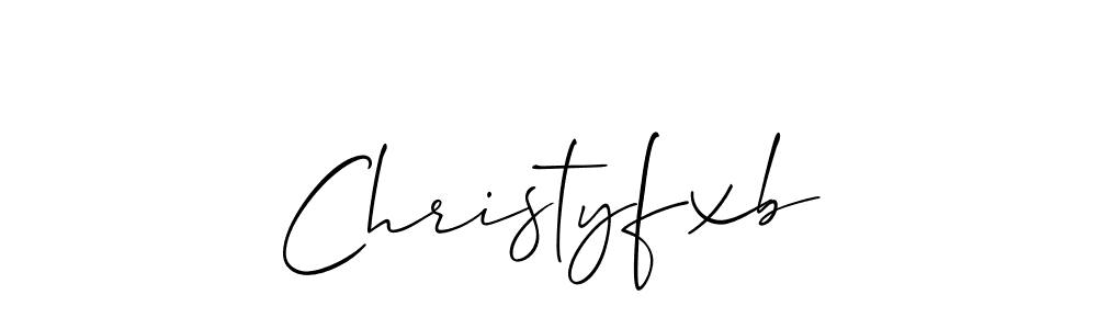 Allison_Script is a professional signature style that is perfect for those who want to add a touch of class to their signature. It is also a great choice for those who want to make their signature more unique. Get Christyfxb name to fancy signature for free. Christyfxb signature style 2 images and pictures png