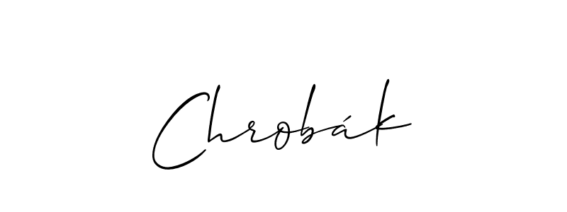 Chrobák stylish signature style. Best Handwritten Sign (Allison_Script) for my name. Handwritten Signature Collection Ideas for my name Chrobák. Chrobák signature style 2 images and pictures png