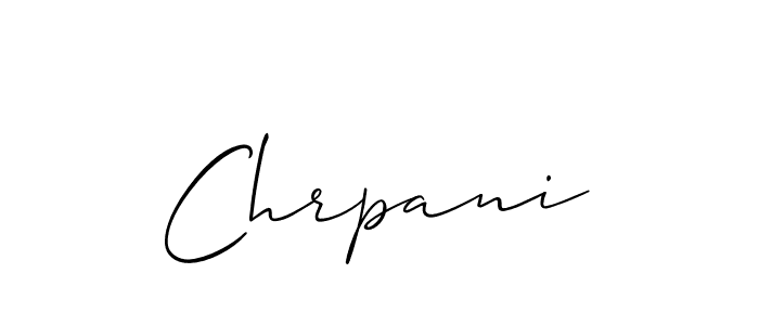 Also we have Chrpani name is the best signature style. Create professional handwritten signature collection using Allison_Script autograph style. Chrpani signature style 2 images and pictures png