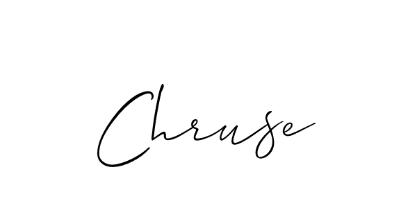 Make a beautiful signature design for name Chruse. With this signature (Allison_Script) style, you can create a handwritten signature for free. Chruse signature style 2 images and pictures png
