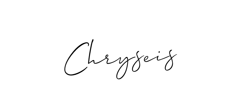 Similarly Allison_Script is the best handwritten signature design. Signature creator online .You can use it as an online autograph creator for name Chryseis. Chryseis signature style 2 images and pictures png