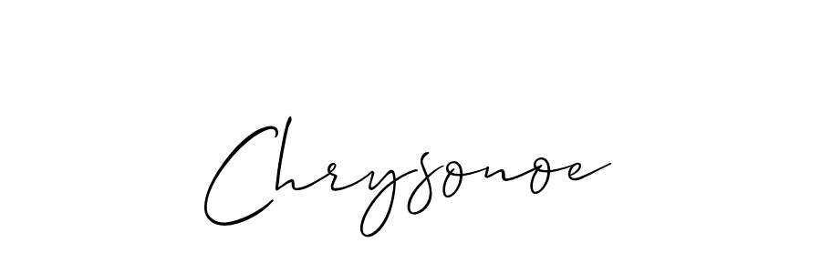 if you are searching for the best signature style for your name Chrysonoe. so please give up your signature search. here we have designed multiple signature styles  using Allison_Script. Chrysonoe signature style 2 images and pictures png