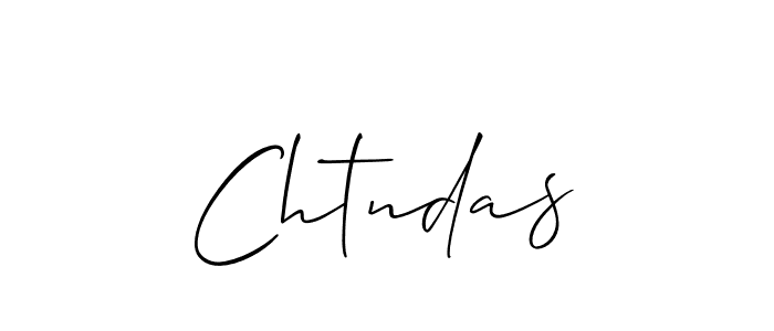 The best way (Allison_Script) to make a short signature is to pick only two or three words in your name. The name Chtndas include a total of six letters. For converting this name. Chtndas signature style 2 images and pictures png