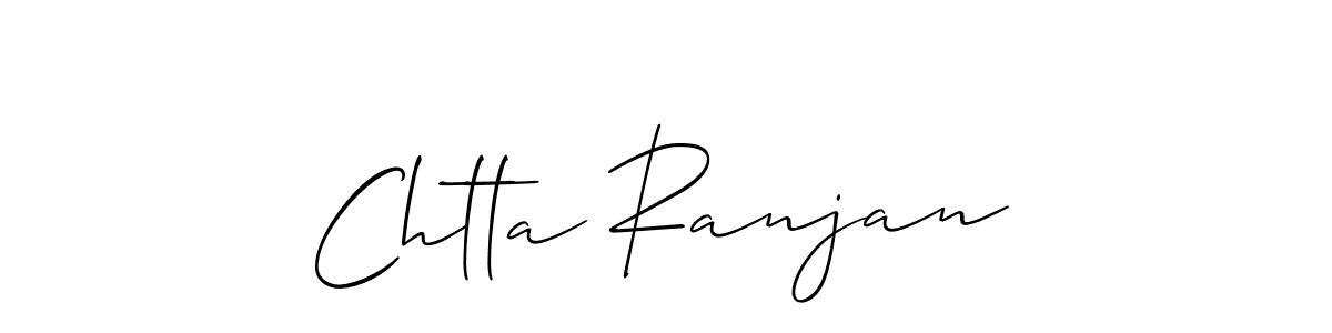 Chtta Ranjan stylish signature style. Best Handwritten Sign (Allison_Script) for my name. Handwritten Signature Collection Ideas for my name Chtta Ranjan. Chtta Ranjan signature style 2 images and pictures png