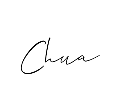 Create a beautiful signature design for name Chua. With this signature (Allison_Script) fonts, you can make a handwritten signature for free. Chua signature style 2 images and pictures png