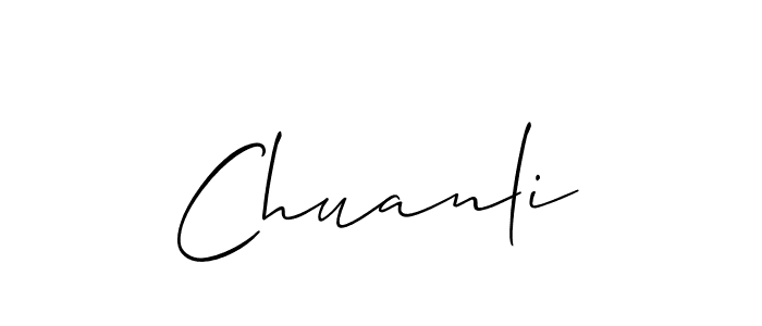 Make a beautiful signature design for name Chuanli. Use this online signature maker to create a handwritten signature for free. Chuanli signature style 2 images and pictures png