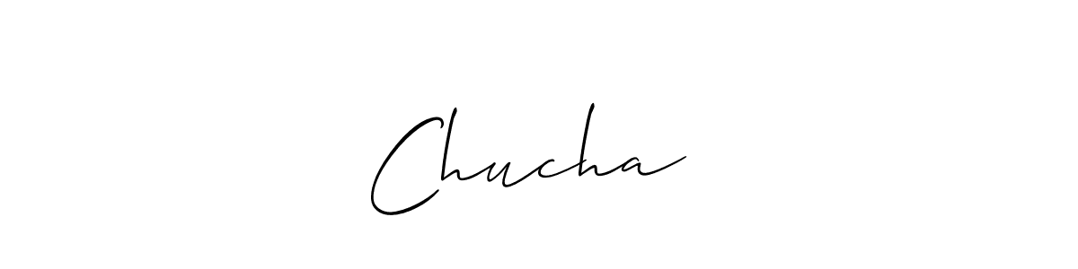 if you are searching for the best signature style for your name Chucha❤️. so please give up your signature search. here we have designed multiple signature styles  using Allison_Script. Chucha❤️ signature style 2 images and pictures png